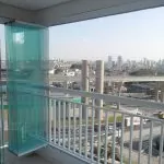 janelas de vidro sanfonada