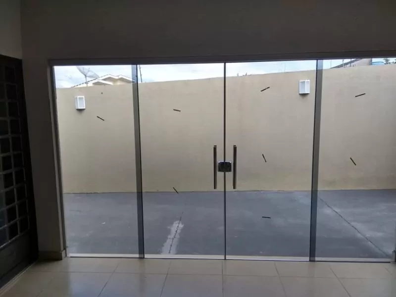 Puxador de porta de vidro