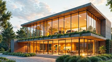 Luminosidade e sustentabilidade: o uso de vidros na arquitetura eco-friendly