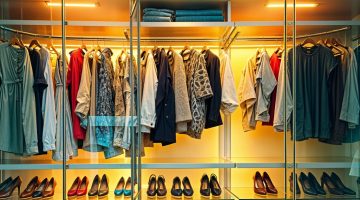 Como fazer um closet com portas de vidro