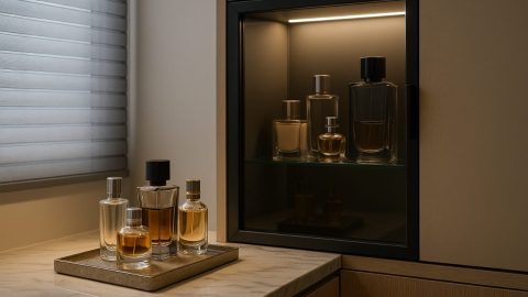 Luz, vidro e perfume: onde guardar seus frascos para preservar o aroma